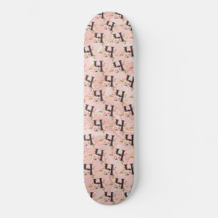 Skateboard Lettre H