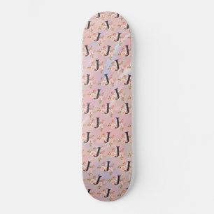 Skateboard Lettre J