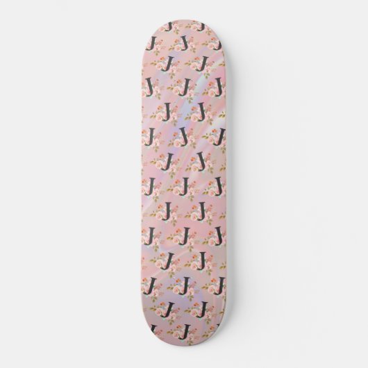 Skateboard Lettre J (Recto)