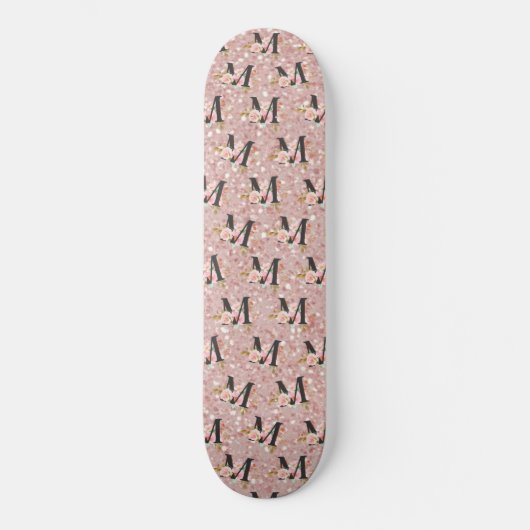 Skateboard Lettre M (Recto)
