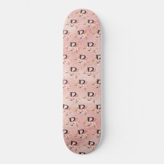 Skateboard Lettre P (Recto)