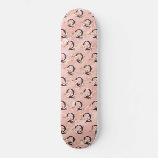 Skateboard Lettre Q (Recto)