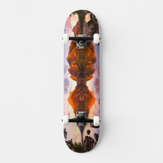 Skateboard Lever de soleil (Recto)
