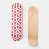 Skateboard Lèvres Rouges, Rouge À Lèvres, Baiser, Motif Des L (Recto)