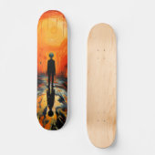 Skateboard L'expressionnisme solitaire (Recto)