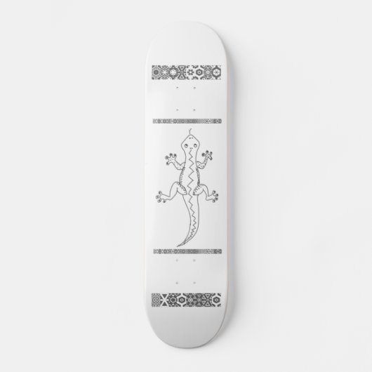 Skateboard Lézard graphique (Recto)