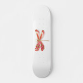 Skateboard libellule de fleurs avec sakura de bijoux (Devant)