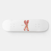 Skateboard libellule de fleurs avec sakura de bijoux (Horz)