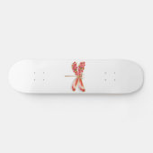 Skateboard libellule de fleurs avec sakura de bijoux (Horz)