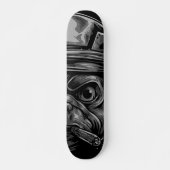 Skateboard Libérez l'attitude : Carlin chien Soldier Artwork (Devant)
