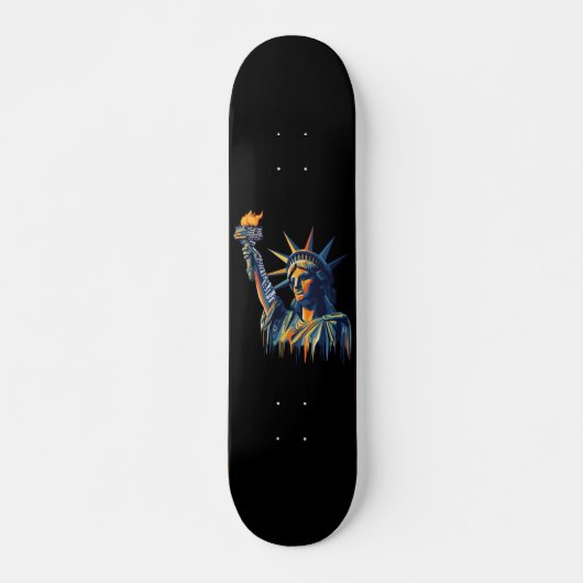 Skateboard Liberté de protestation politique (Devant)