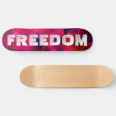 Skateboard Liberté - planche à roulettes Abstraite (Horz)