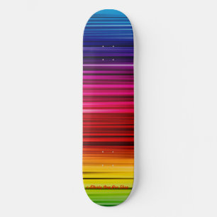 SKATEBOARD LIBERTY DOG PRO SKATEBOARDS - NÉONS ARC-EN-CIEL