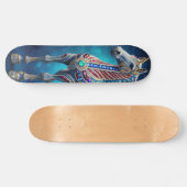 Skateboard Licorne Bijoutée (Horz)