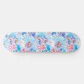 Skateboard Licorne et châteaux  (Horz)