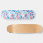 Skateboard Licorne et châteaux  (Horz)