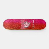 Skateboard Licorne Pailletée (Horz)