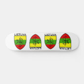Skateboard Lietuva, Lettonie, symbole de latvija (Horz)