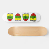 Skateboard Lietuva, Lettonie, symbole de latvija (Horz)