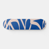 Skateboard Ligne Abstraite bleue (Horz)