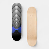 Skateboard Ligne bleue mince de la police (Recto)