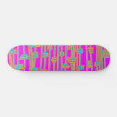 Skateboard Lignes Abstraites (Horz)