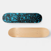 Skateboard Lignes Abstraites - Ciel bleu (Horz)