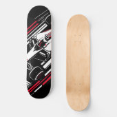 Skateboard Lignes de vitesse de voiture de course de formule (Recto)
