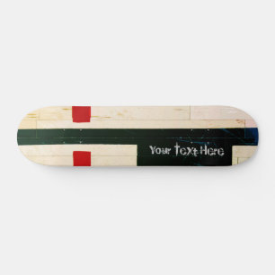 Skateboard Lignes et marques de terrain de basket-ball - pers