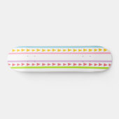 Skateboard Lignes et triangles motif (Horz)