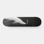 Skateboard Lignes fluides abstraites (Horz)