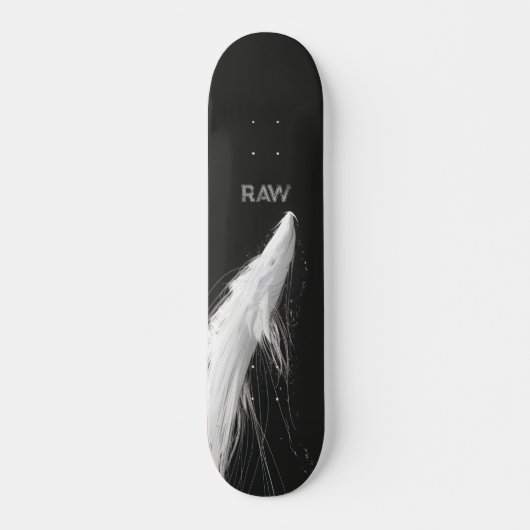 Skateboard Lignes fluides abstraites (Devant)