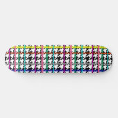 Skateboard Lignes Multicolores Sur La Conception De Houndstoo (Horz)