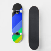 Skateboard Lignes sombres (Recto)