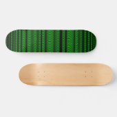 Skateboard Lignes Vastes Noires - Sur Vert (Horz)