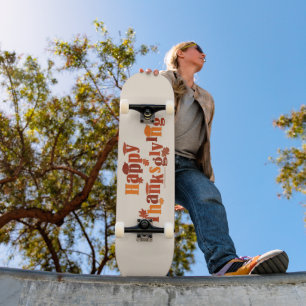 Skateboard L'image de Thanksgiving festive et lumineuse de Sl