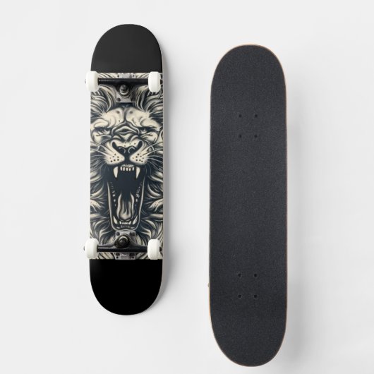 Skateboard Lion (Recto)