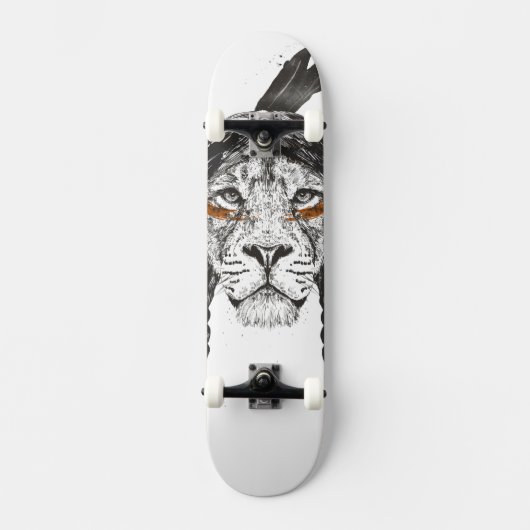 Skateboard Lion de guerrier (Recto)
