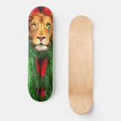 Skateboard Lion Rasta (Recto)