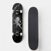 Skateboard Lion royal d'argent (Devant)