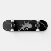 Skateboard Lion royal d'argent (Horz)