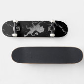 Skateboard Lion royal d'argent (Horz)