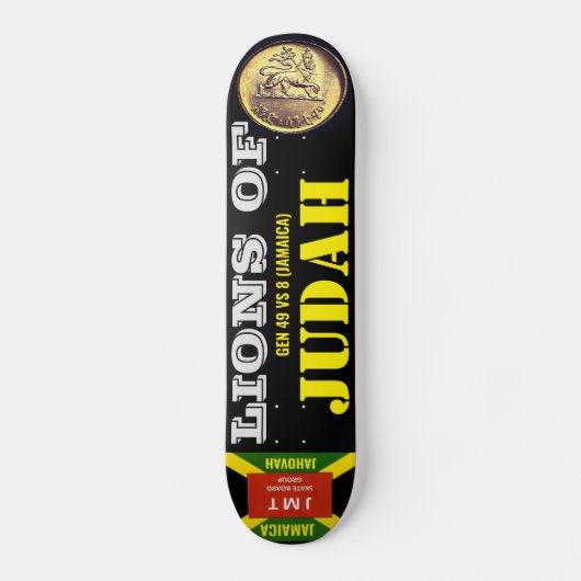 Skateboard LIONS DE JUDA Planche à roulettes (Recto)