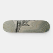 Skateboard Liquid Marble Wave Glitter Glam 1 (Horz)