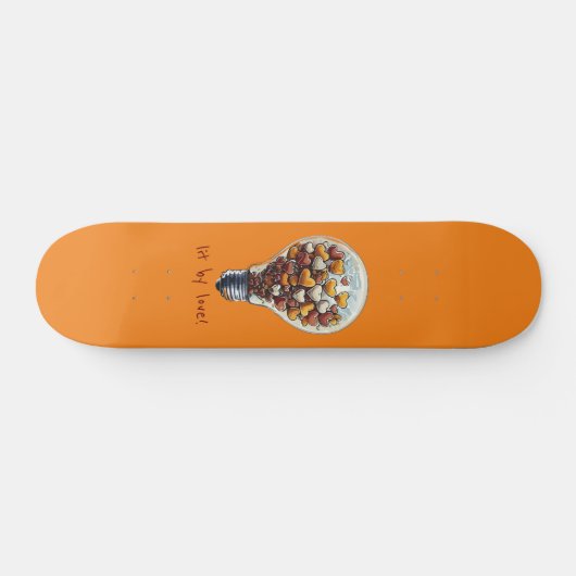 Skateboard Lit par amour (Horz)