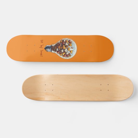 Skateboard Lit par amour (Horz)