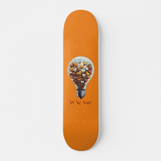 Skateboard Lit par amour (Devant)
