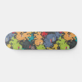 Skateboard Little cute funny monsters (Horz)