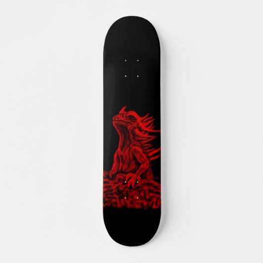 Skateboard Little red Dragon (Devant)