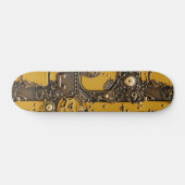 Skateboard Livre de vapeur Jaune industriel (Horz)